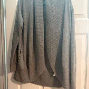 Quince Women's Heather Gray Cardigan